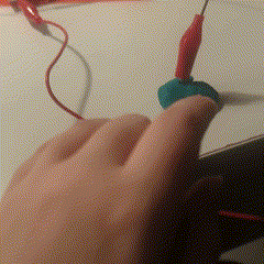 Then, I remembered someone in Project 1 said Play-Doh is conductive, so I wanted to see it for myself. After finding a container in our house, I was surprised—wow, it's very good, almost on the same level as copper or aluminum foils.