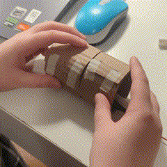 Then, here are all four parts together. While prototyping, I realized it wasn’t going to work. Soon after, I reduced the four parts to three, which was important and useful. If I hadn’t done that, I would have wasted a lot of time and created bad user interactions at the same time.